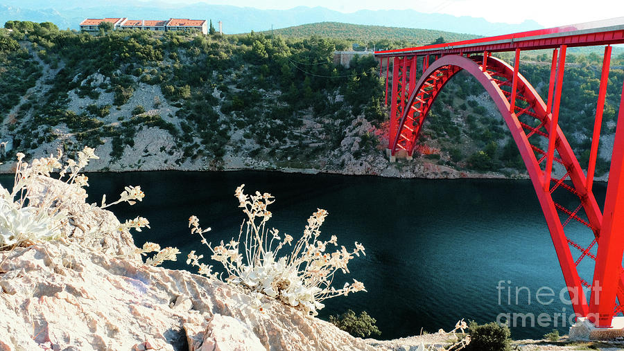 Maslenica Bridge Dalmatia Photograph by Lidija Ivanek - SiLa
