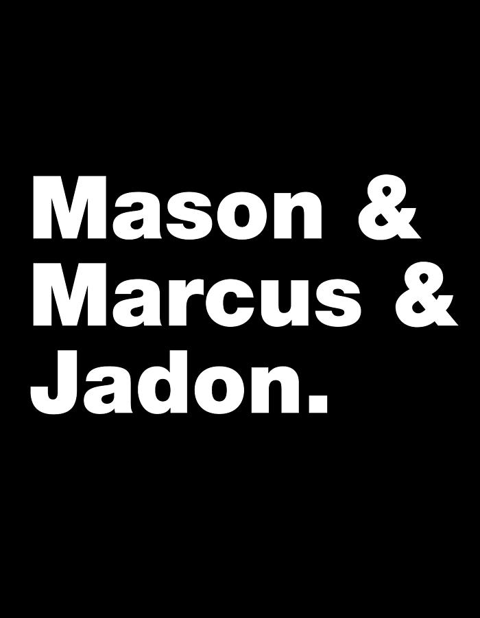 Football Digital Art - Mason and Marcus and Jadon - Manchester United Sancho Rashford Greenwood MUFC Football Design by TheCoolSwag