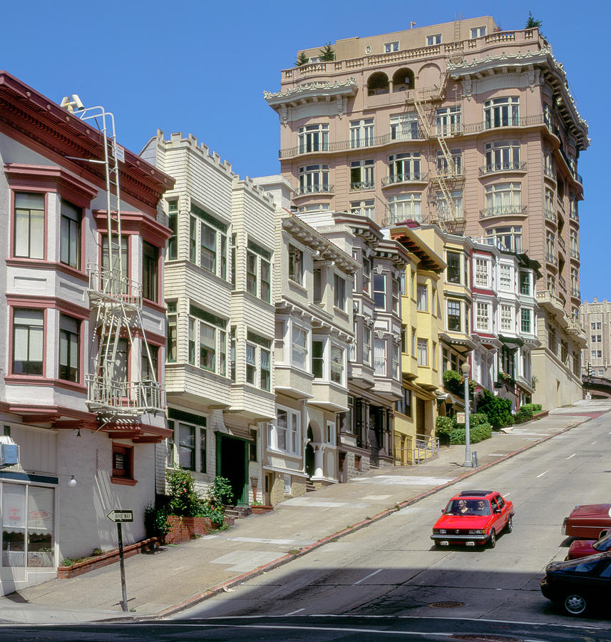 Mason and Pine Street, San Francisco Photograph by David L Moore