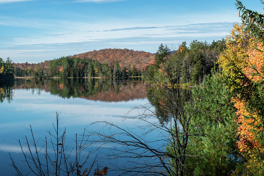 Mason Lake Autumn Photograph By Linda Macfarland - Fine Art America