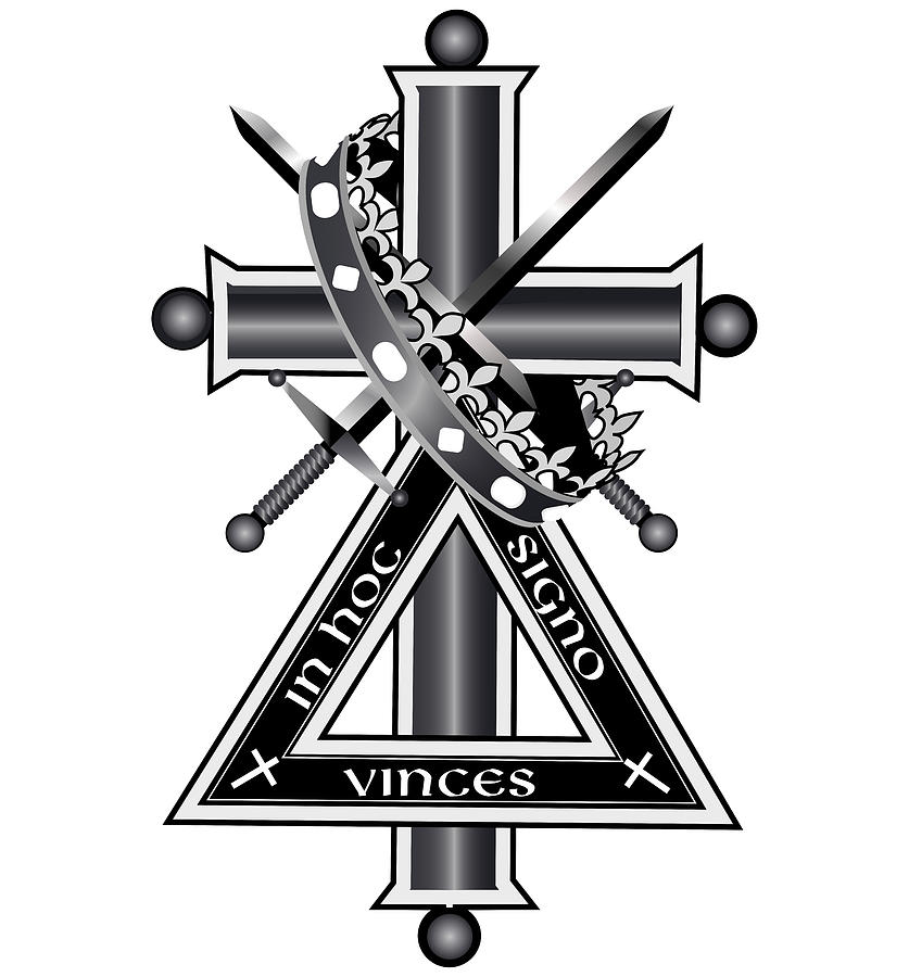 Masonic Cross Digital Art