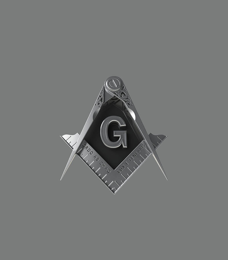 Masonic Square Compass Freemason Digital Art by Bryce Aryaa - Fine Art  America