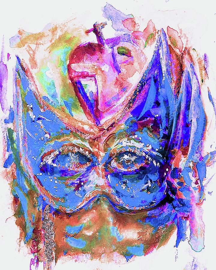 Masquerade - Guess Who II Painting by Bernadette Krupa