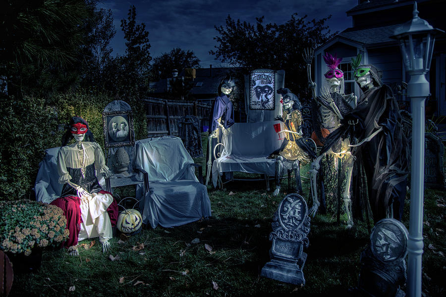 Masquerade Halloween Ball Photograph by Lorraine Baum