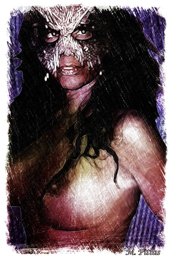 Masquerade Digital Art by Michael Pittas