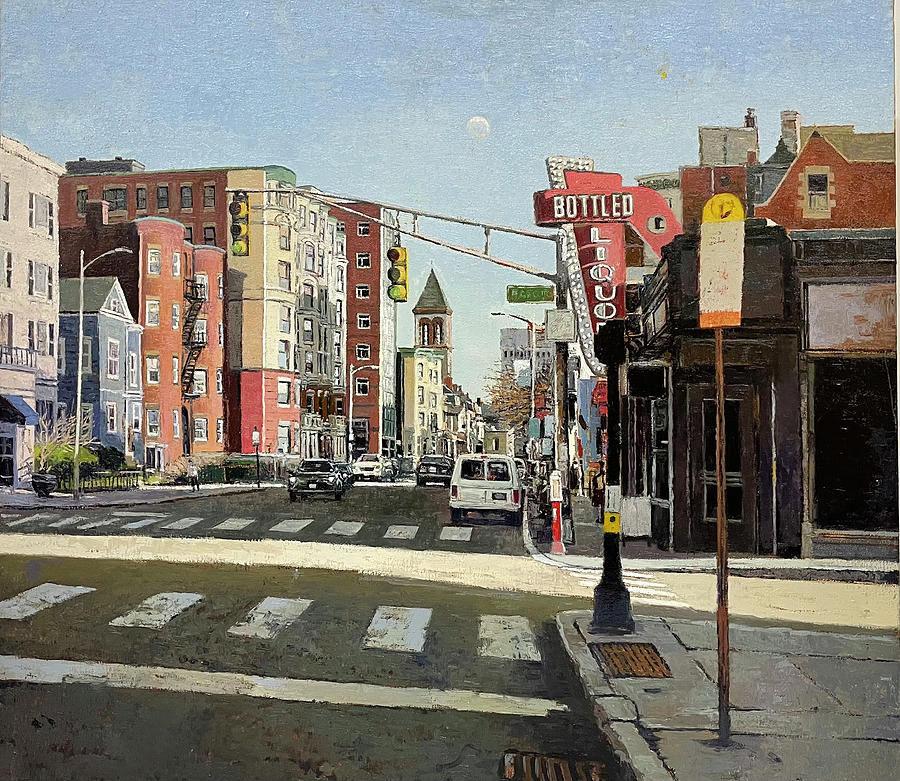 Mass Ave Painting by Michael Compton | Fine Art America