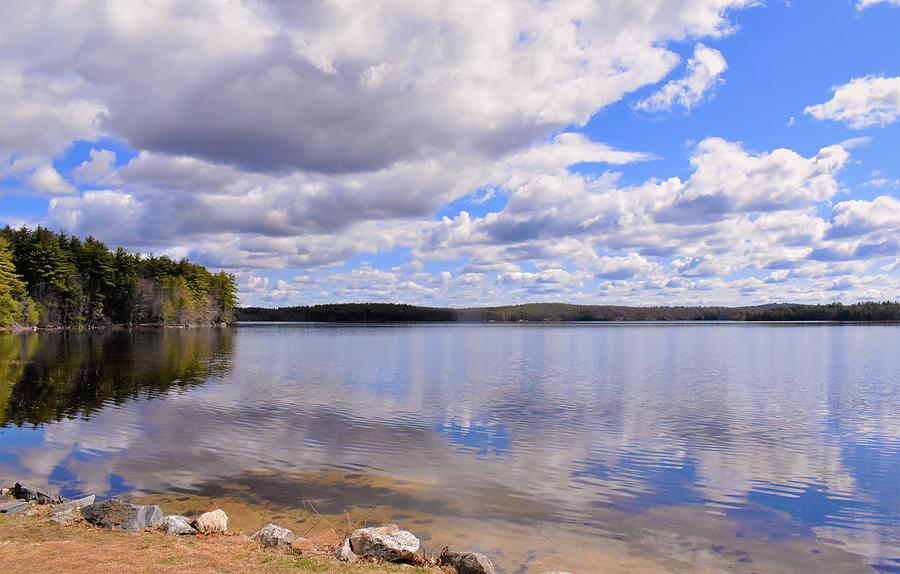 - Massabesic Lake - Auburn NH Photograph by THERESA Nye