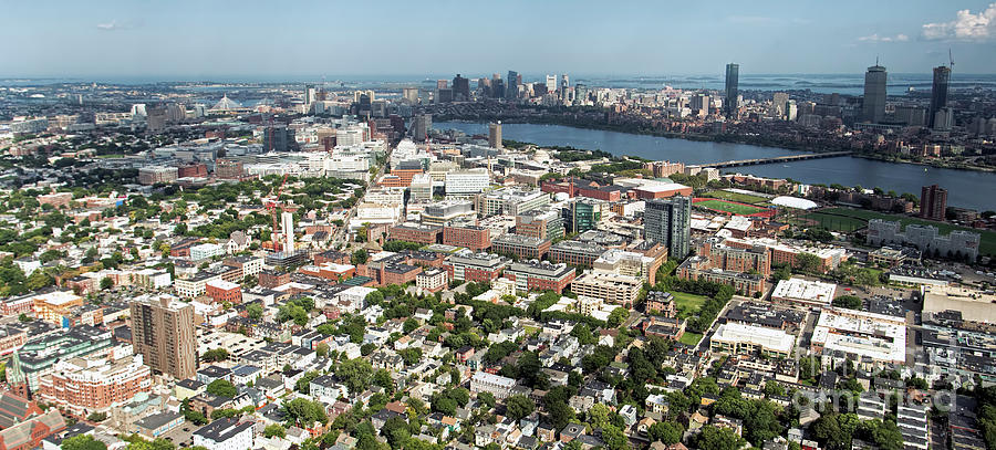 Massachusetts Institute of Technology Campus Aerial Photograph by David Oppenheimer