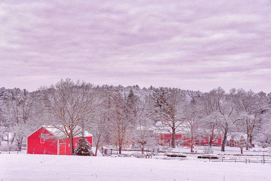 Massachusetts Red Barn  Photograph by Juergen Roth