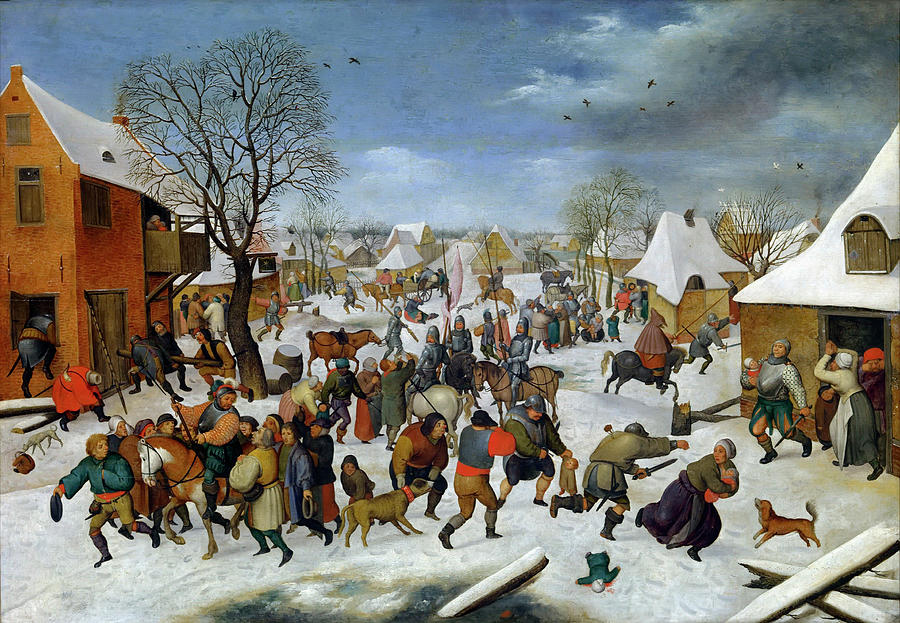 Art Print/ Poster. The Massacre of the Innocents Pieter Bruegel the Elder 