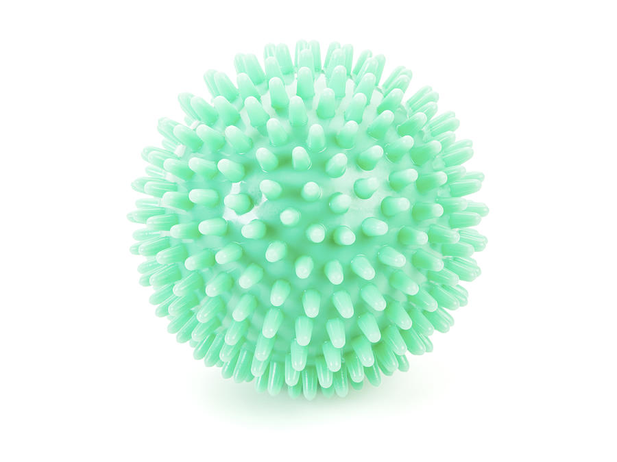 Massage Ball isolated Photograph by Eyewave