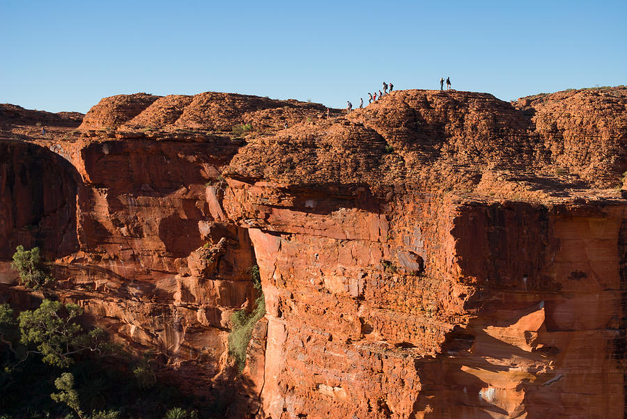 Massive cliffs of Kings Canyon outback Australia Photograph by Whitworth Images