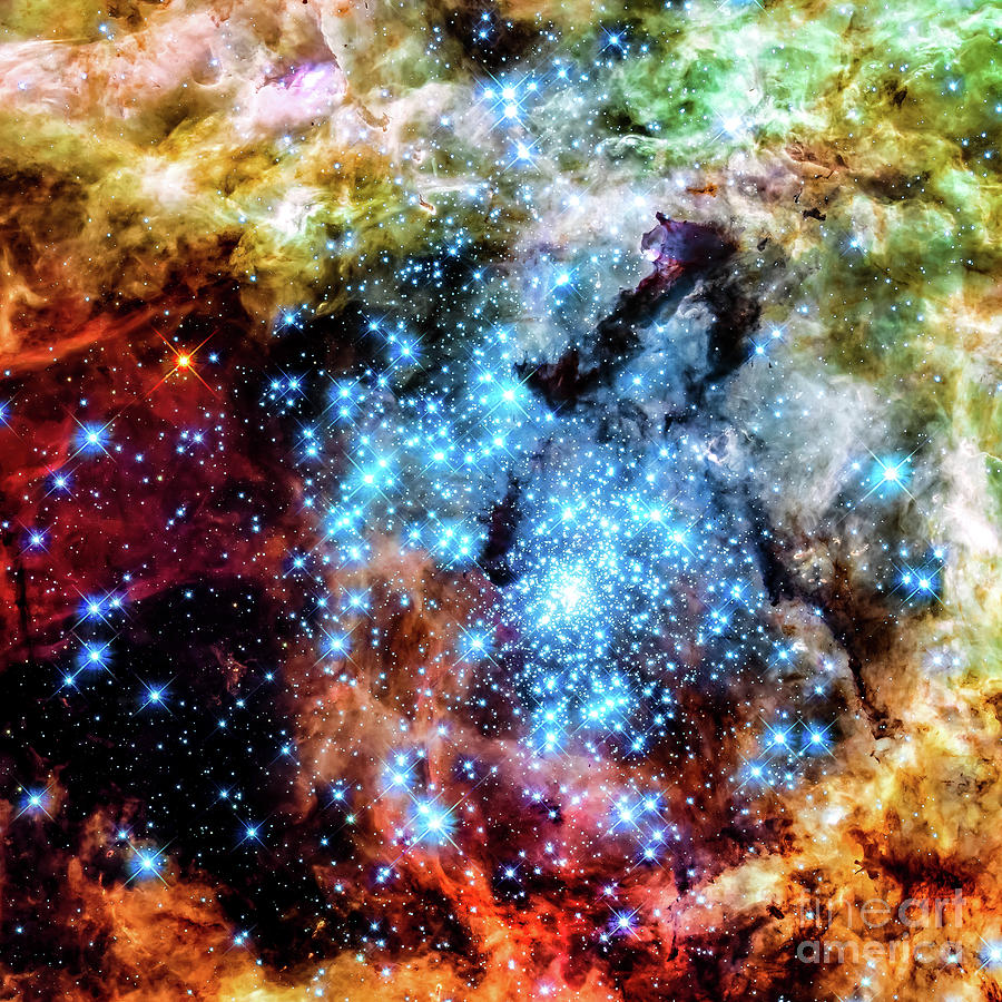 Massive Star Formation in 30 Doradus in High Definition Photograph by M G Whittingham