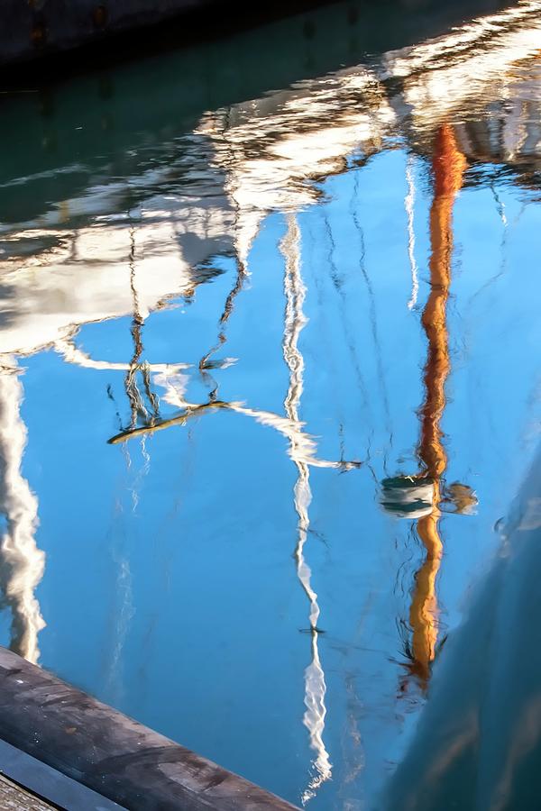 Mast Reflections Photograph by Jerry Sodorff