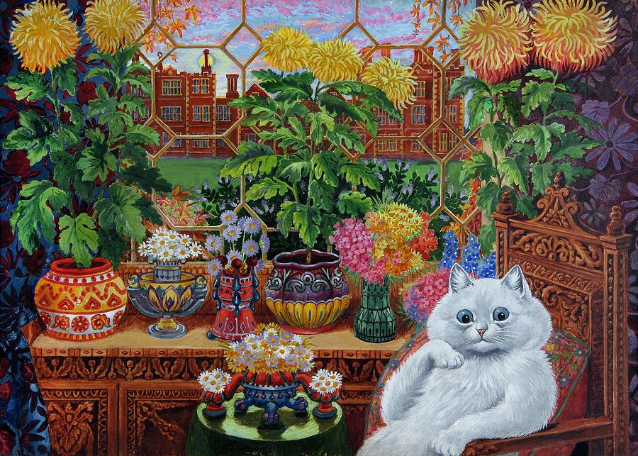 Animal Digital Art - Master of Cat College by Patricia Keith