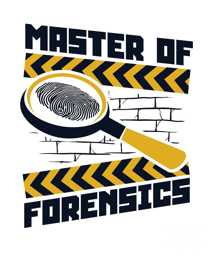 Master Of Forensics Science Psychology Forensic Scientist Digital Art