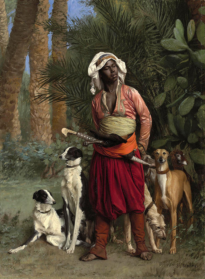 Master of the Hounds Painting by Jean-Leon Gerome