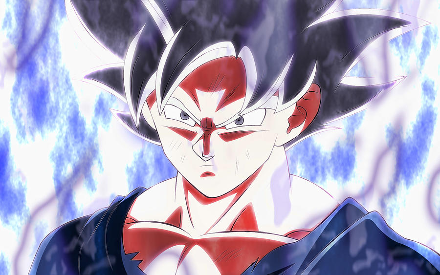 Mastered Ultra Instinct 4k Ultra Instinct Goku violet fire flames DBS ...