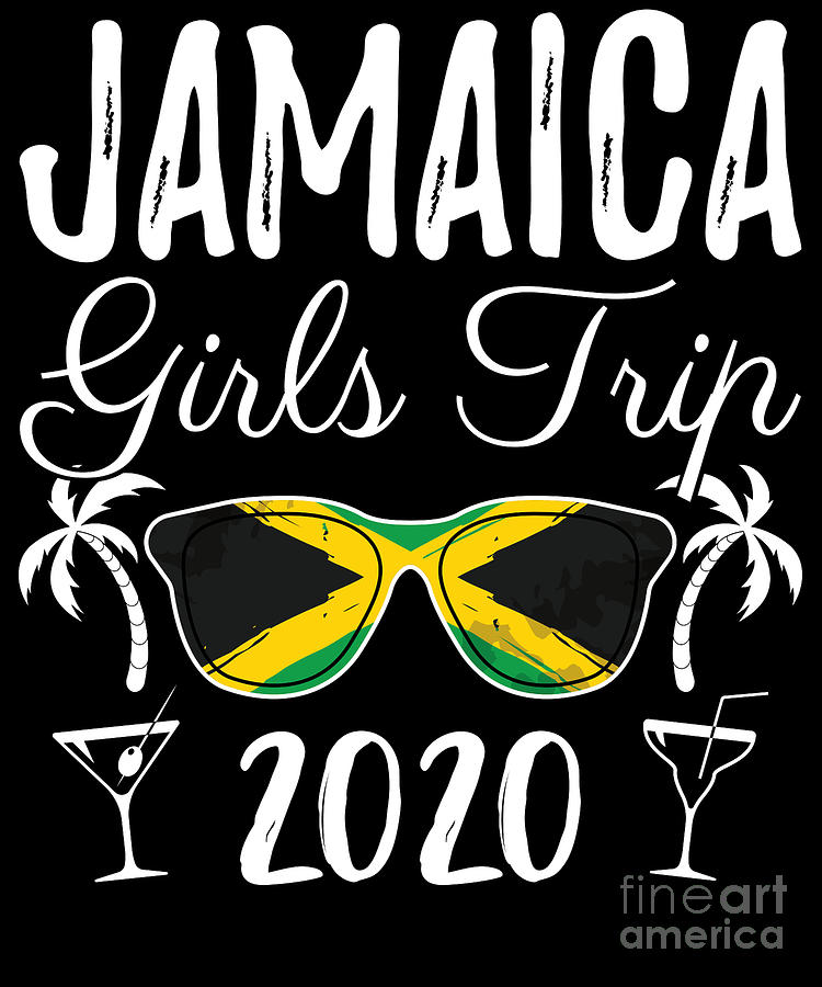 Matching Bachelorette Jamaica Girls Trip 2020 design Digital Art by ...