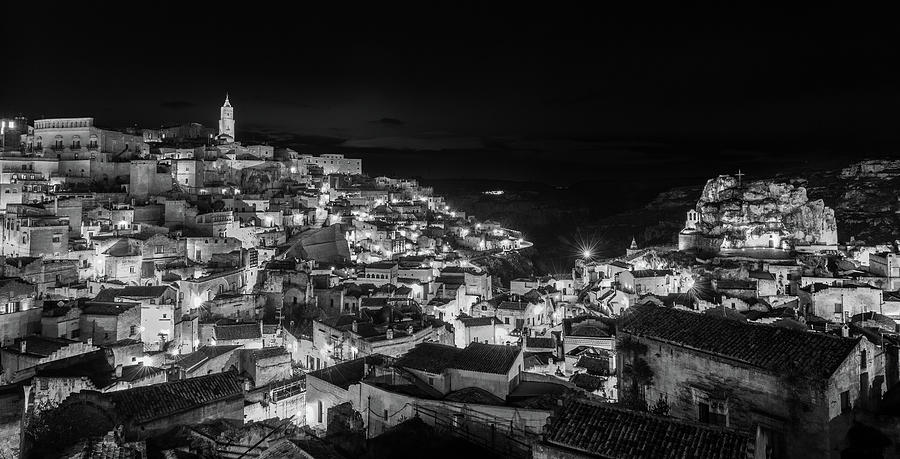 Matera town of cave -BN3 Photograph by Umberto Barone