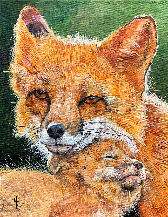 Maternal Moment Painting by Mark Ray
