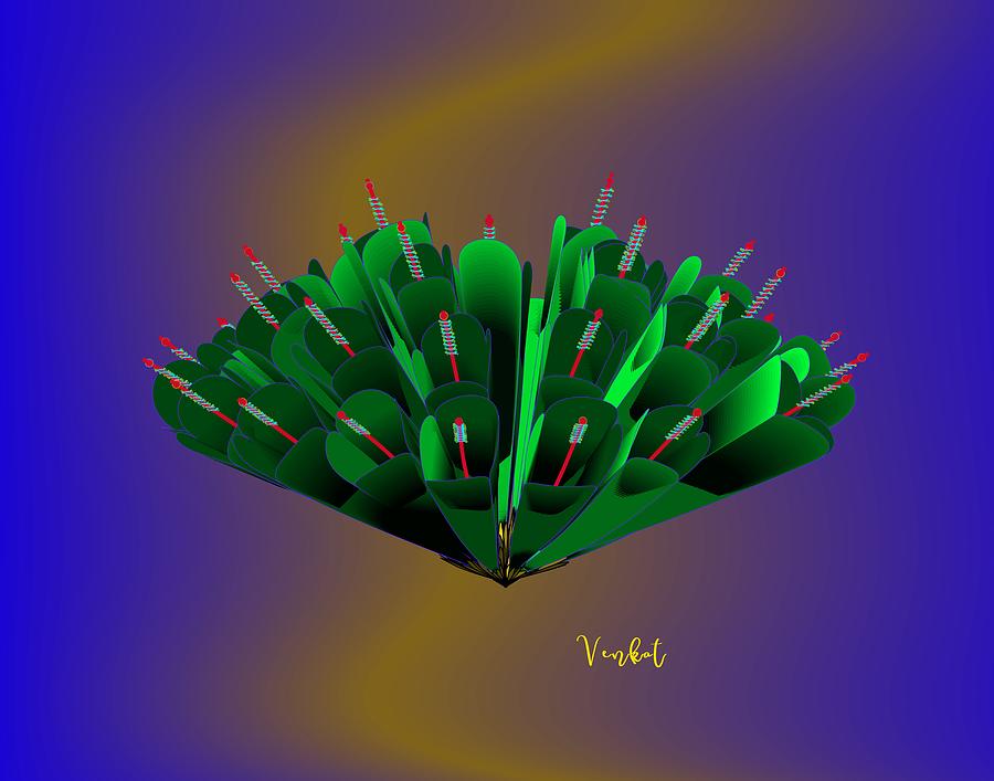 Math Flower 8 Digital Art by P Venkataraman - Fine Art America