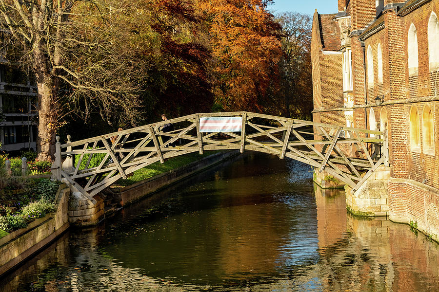 Mathematical Bridge over the River Cam, Cambridge Photograph by Chris Yaxley