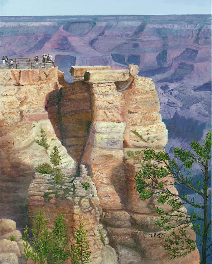 Mather Point Painting by Nadine Button