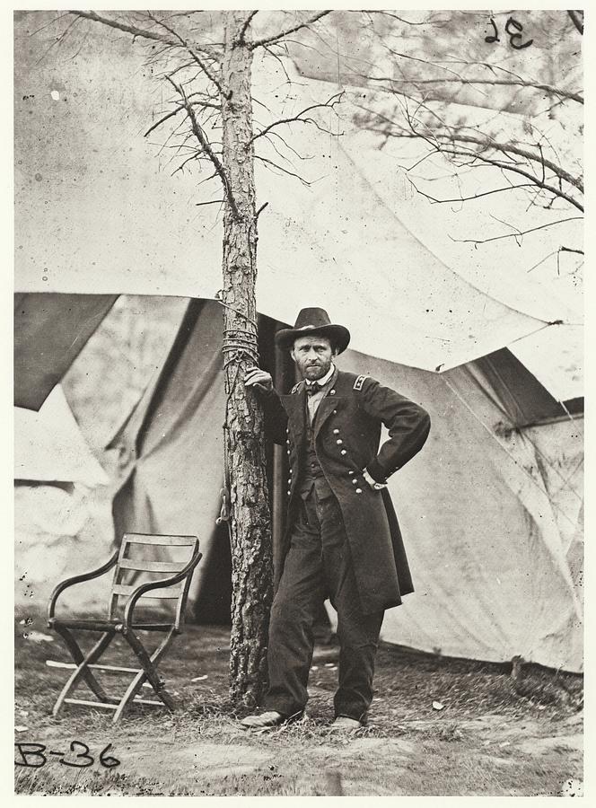 Mathew Brady Gen Ulysses Grant June 1864 Painting by Artistic Rifki ...