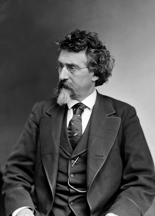 Mathew Brady Portrait - Circa 1875 Photograph by War Is Hell Store