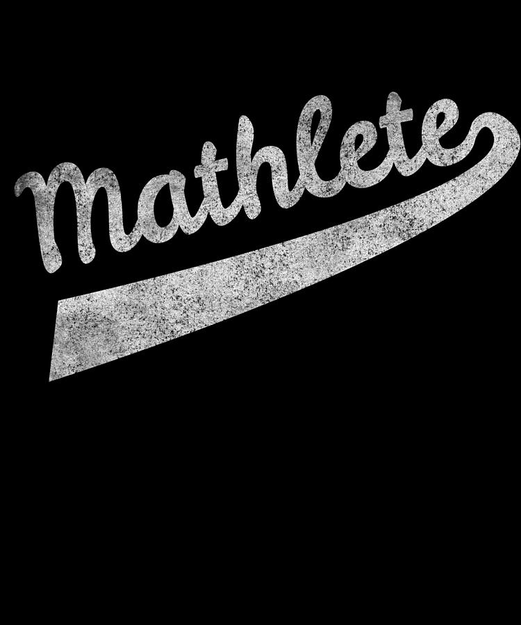 Mathlete Retro Digital Art by Flippin Sweet Gear