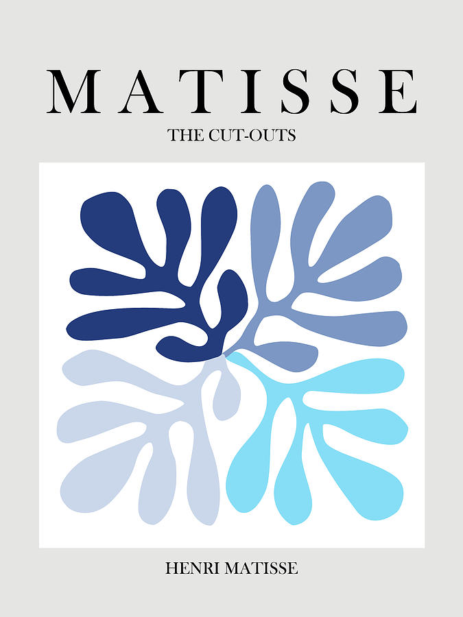 Matisse Cutouts Leaf N102-7 Digital Art by Edit Voros - Fine Art America