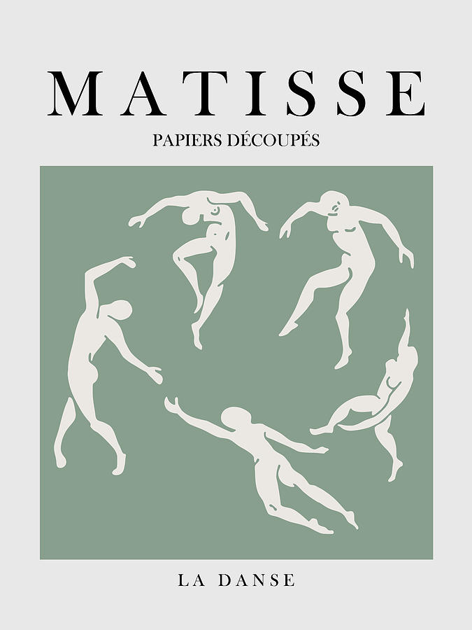 Matisse La Danse N115-5 Great Art Vibrant People Cut-outs Digital Art ...