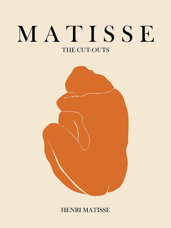 Matisse Nude N124-7 Famous Great Art Cut Out Woman Digital Art