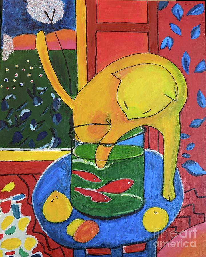 Matisse - Re-creation Painting by Aurelia Schanzenbacher