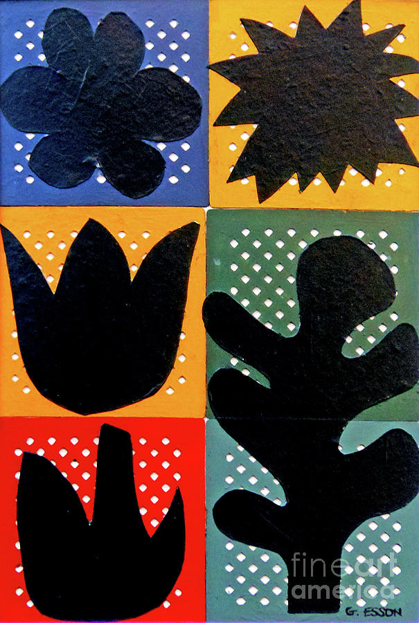 Matisse Squared Painting by Genevieve Esson