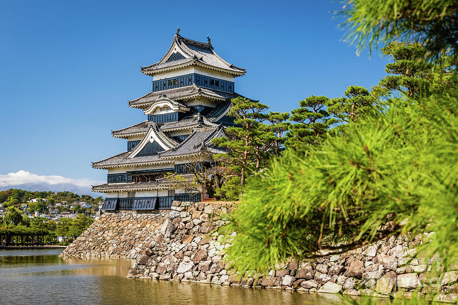 Matsumoto castle Photograph by Lyl Dil Creations
