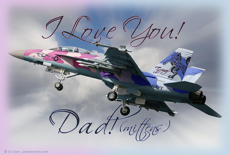 Matt and Tiffanys F-18 Digital Art by Custom Aviation Art