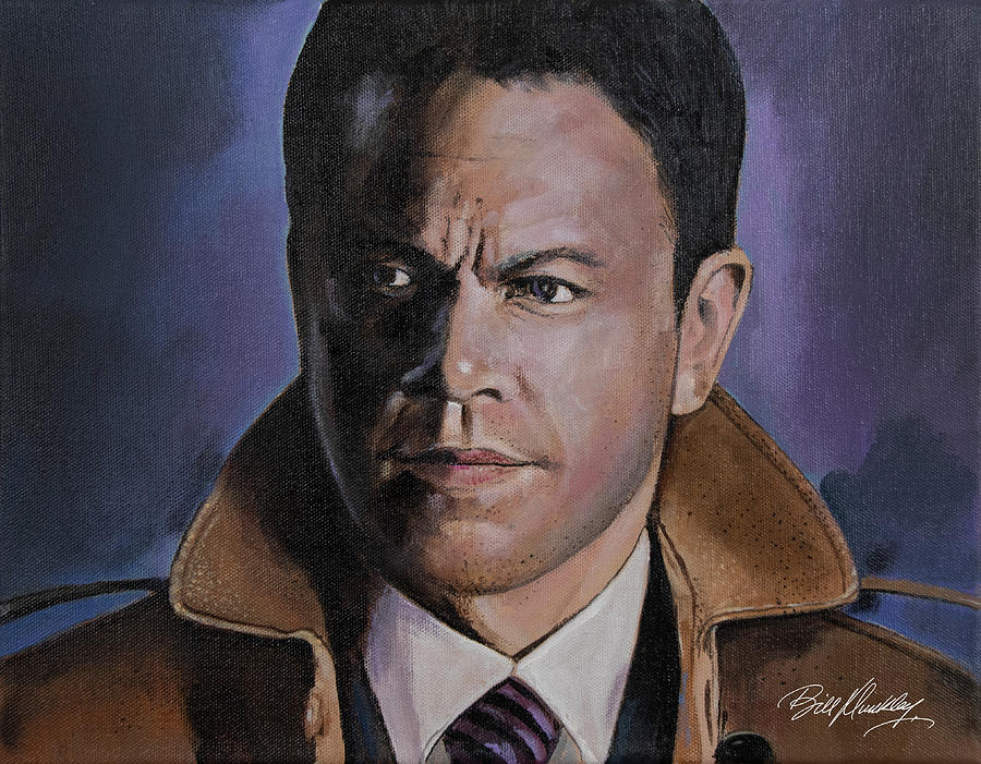 Matt Damon Painting - Matt Damon by Bill Dunkley
