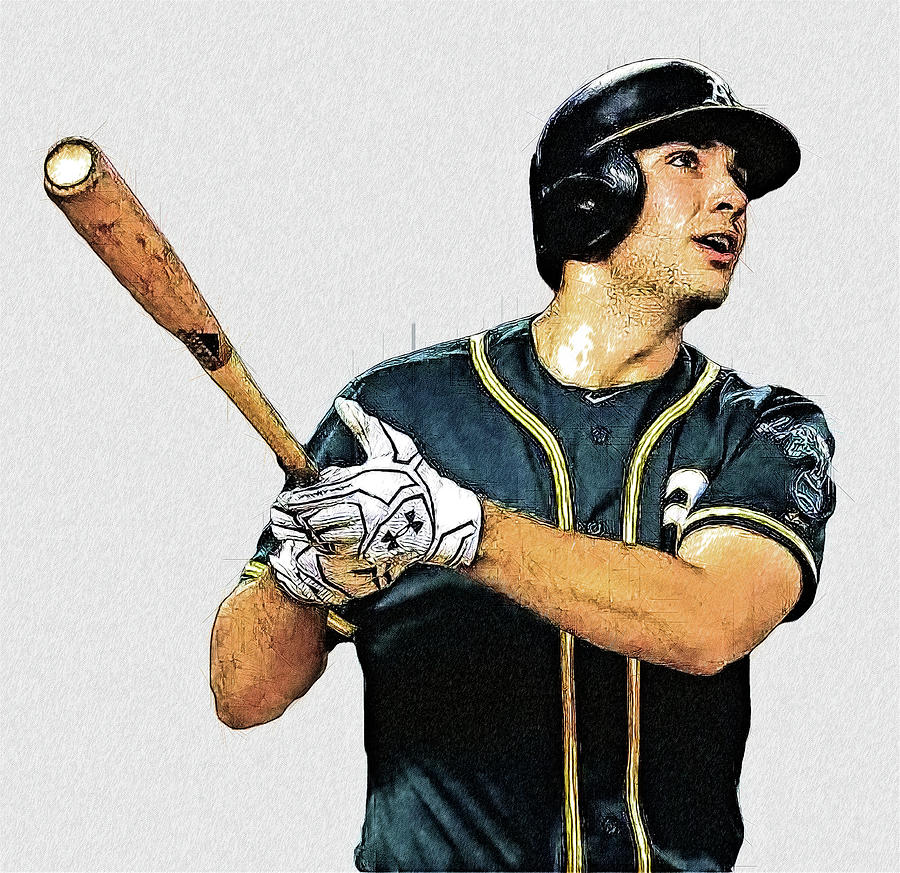  Matt Olson Oakland Athletics Poster Print, Baseball