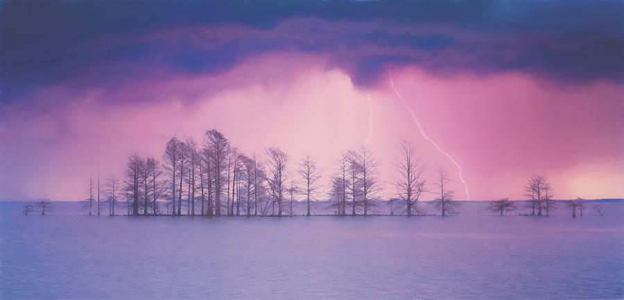 Mattamuskeet, The Storm Photograph by Cindy Lark Hartman