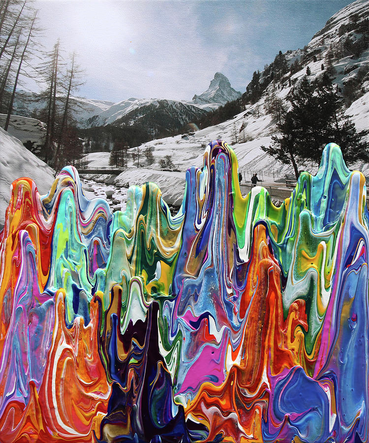 Matterhorn afar Painting by Antonio Wehrli