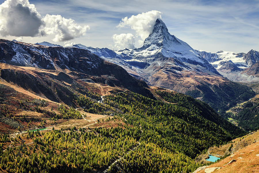 Matterhorn and surroundings Photograph by Alexey Stiop