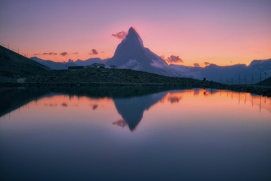 Matterhorn at Sunset Photograph by Henry w Liu
