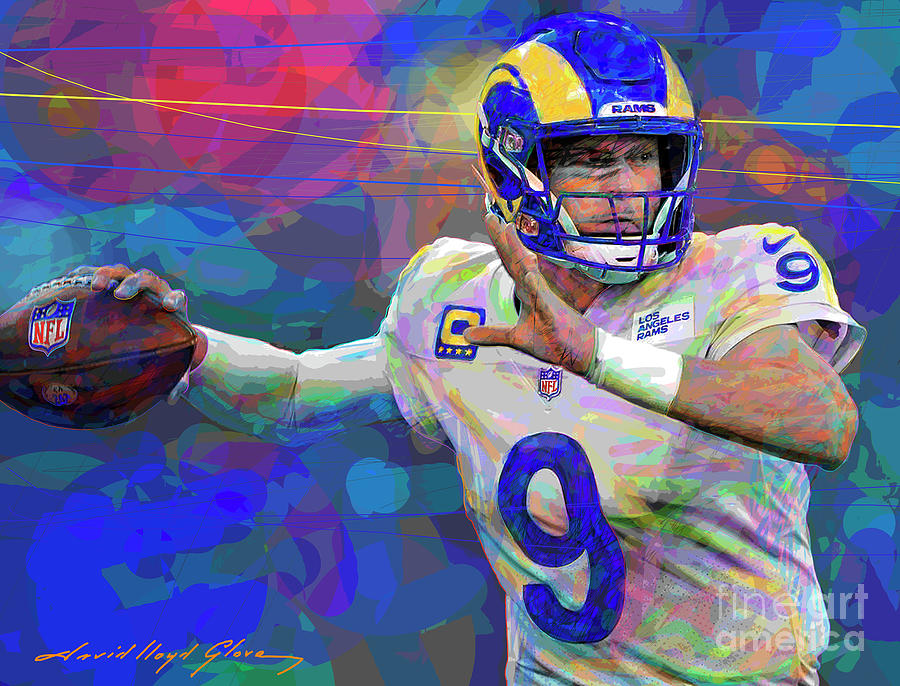 Matthew Stafford Ready To Launch Painting