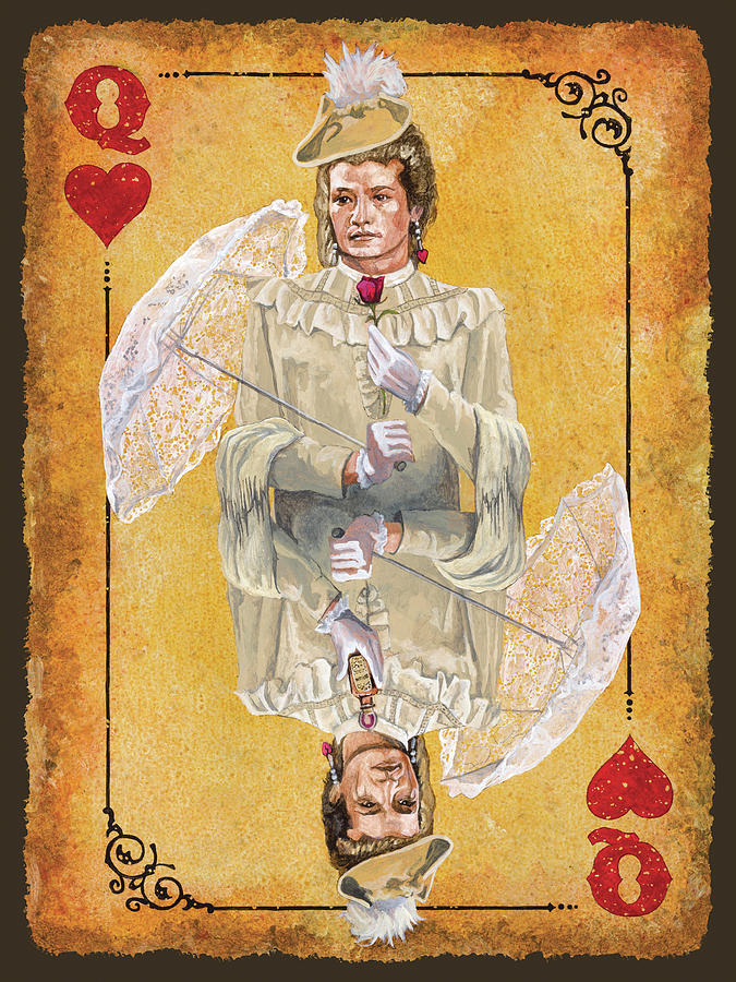 Queen of Hearts Painting by Tim Joyner
