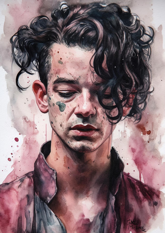 Matty Healy Digital Art by Dieu Vuong Kha - Fine Art America