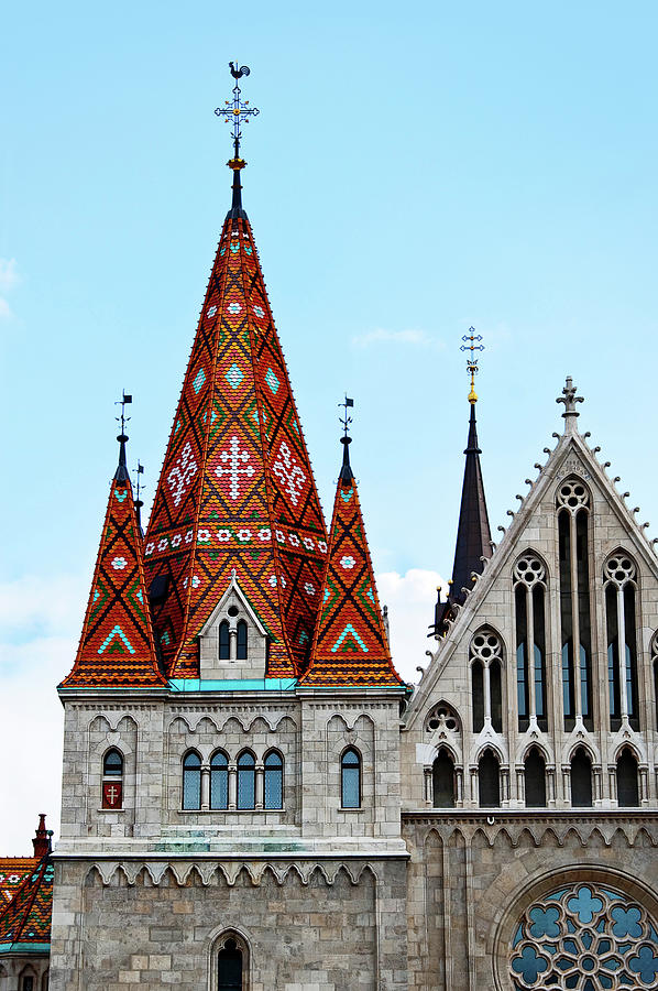 Matyas Church with Glazed Tiles in Budapest Hungary Photograph by Phil Cardamone