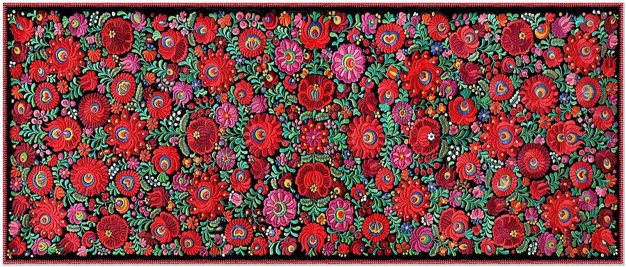 Matyo Hungarian Embroidery Photograph by Andrea Lazar