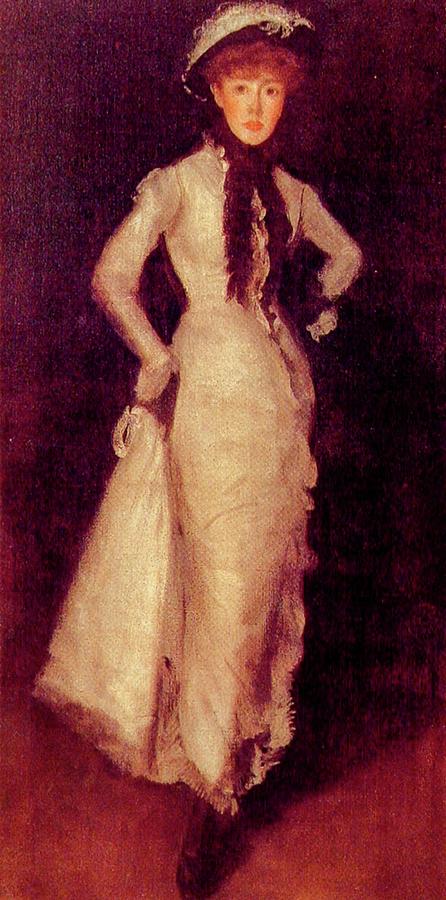 James Mcneill Whistler Painting - Maud Franklin by James McNeill Whistler